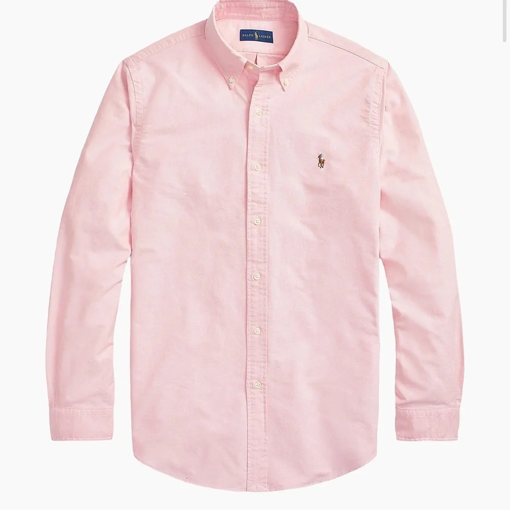 Ralph Lauren Pink Yarmouth Cotton Button Down